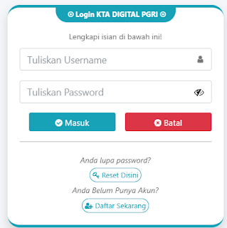 Register PGRI Parigi Moutong - Persatuan Guru Republik Indonesia Cabang Parigi Moutong